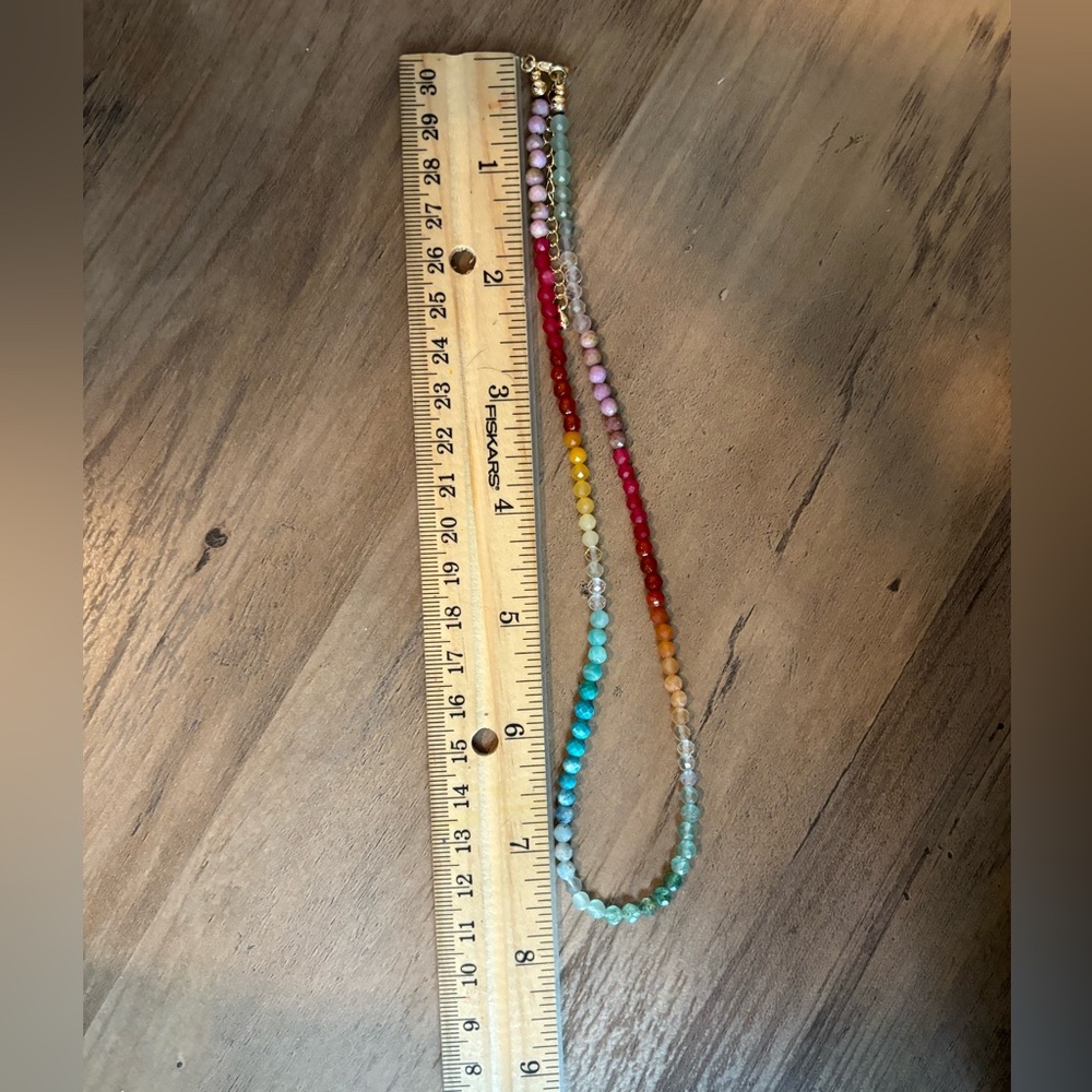 Pretty Gemstone Bead Necklace